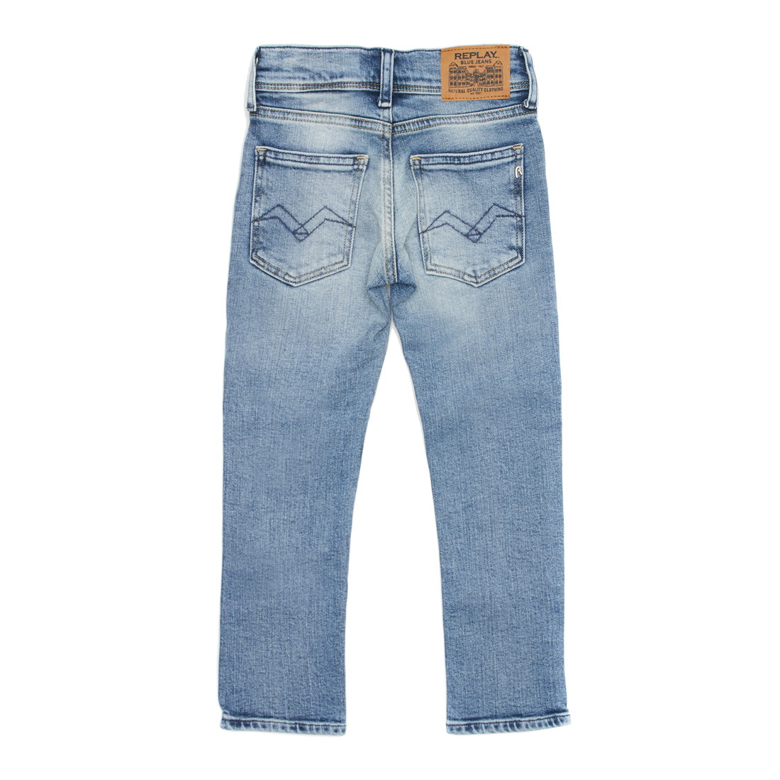 WALLYS 11ozスーパースリムストレッチデニムパンツ 詳細画像 ライトブルー 2